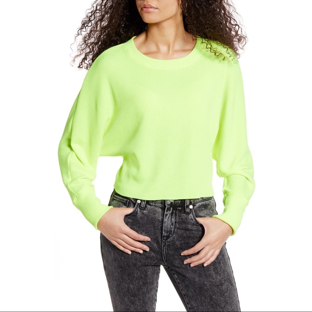 🔥3/$25 LA LA LAND CREATIVE CO Neon Sleeve Top